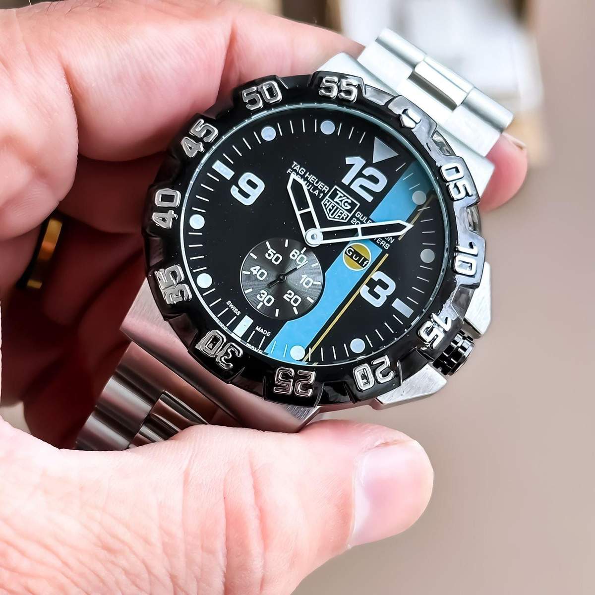 TrendsWrist Tag Heuer Formula 1 Gulf Premium Watch