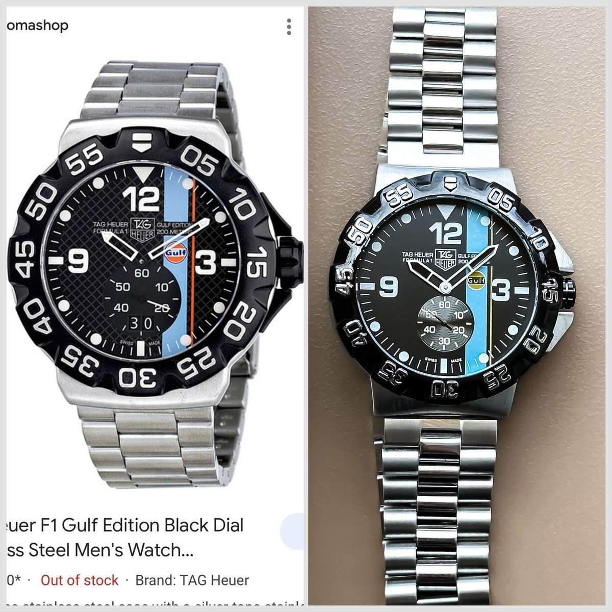 TrendsWrist Tag Heuer Formula 1 Gulf 1000248711 Premium Watch