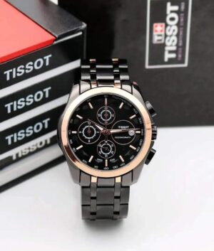 Tissot 1853 Black &Amp; Gold Watch – TrendsWrist