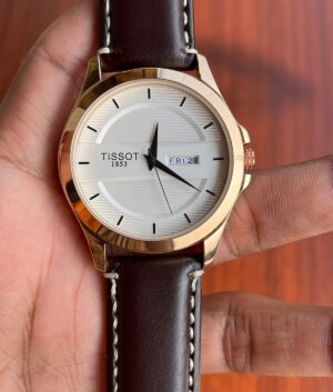 TrendsWrist Tissot Day Date Brown Premium Watch