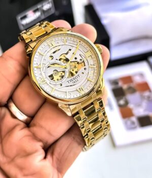 Tissot Lelocle Gold &Amp; White Watch – TrendsWrist