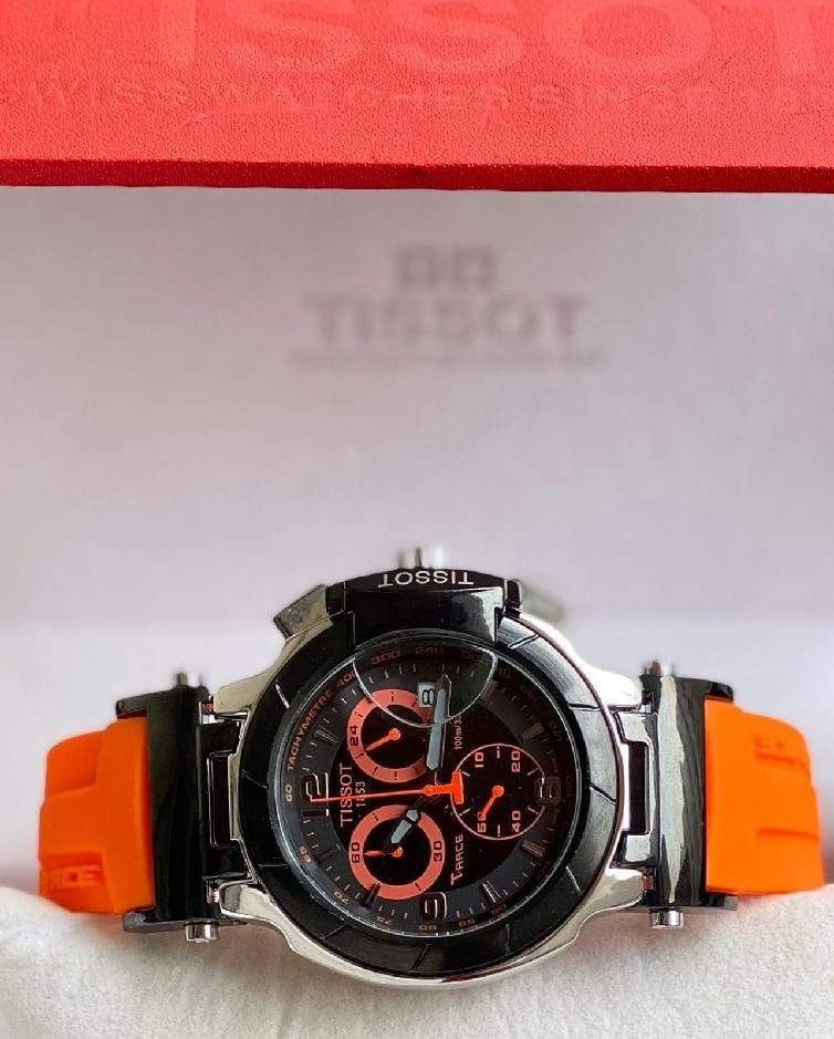 Tissot T Race Orange Strap Watch β TrendsWrist