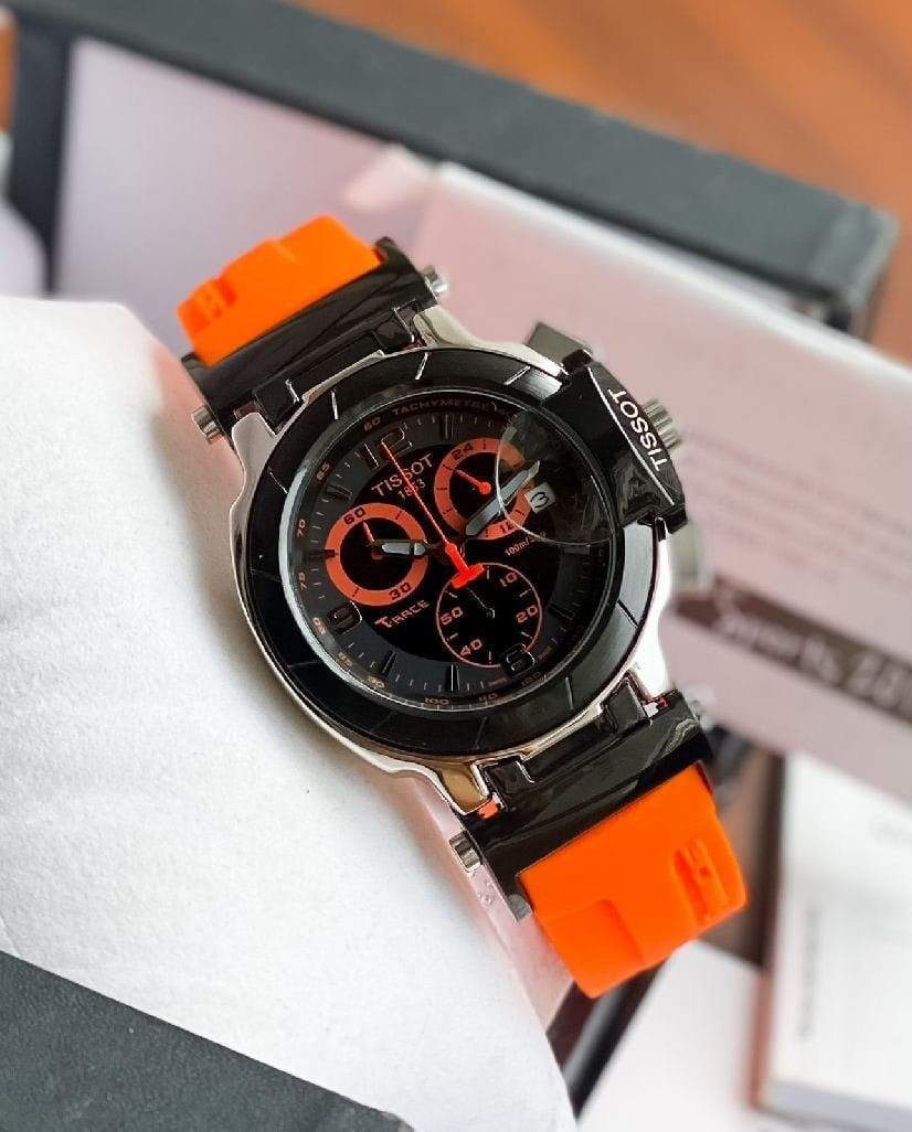 Tissot T Race Orange Strap Watch β TrendsWrist