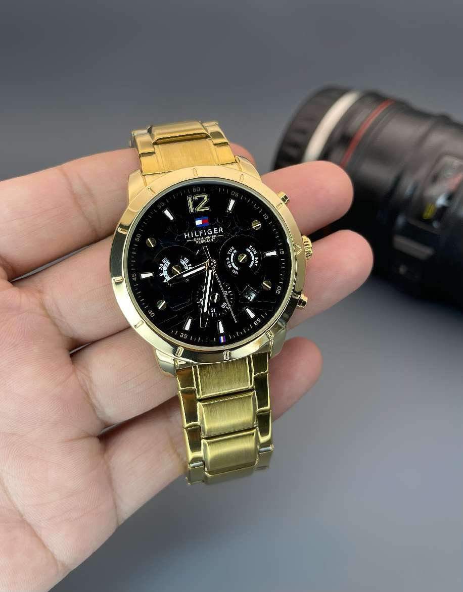 Tommy Hilfiger Luca Gold Watch β TrendsWrist