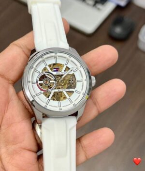 Tommy Hilfiger Men’S White Watch – TrendsWrist