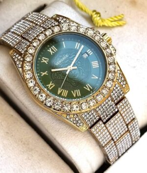 Versace Full Diomand Watch – TrendsWrist