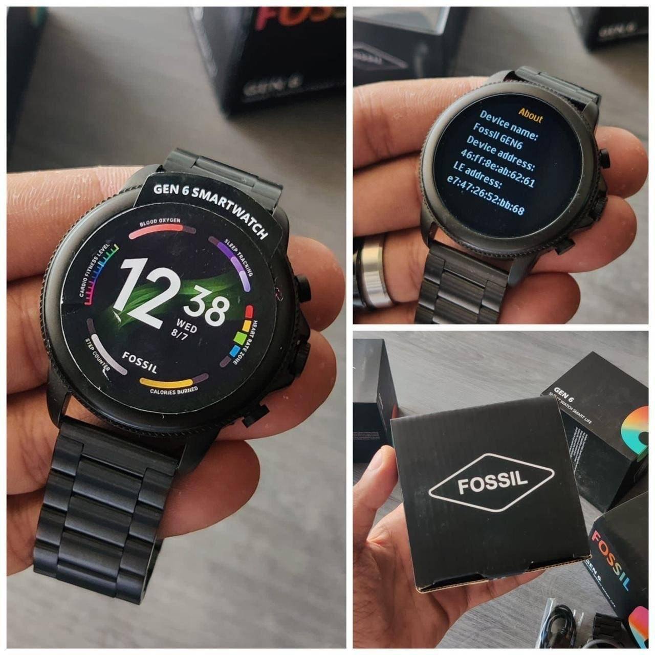 FOSSIL GEN 6 BLACK METAL EDITION